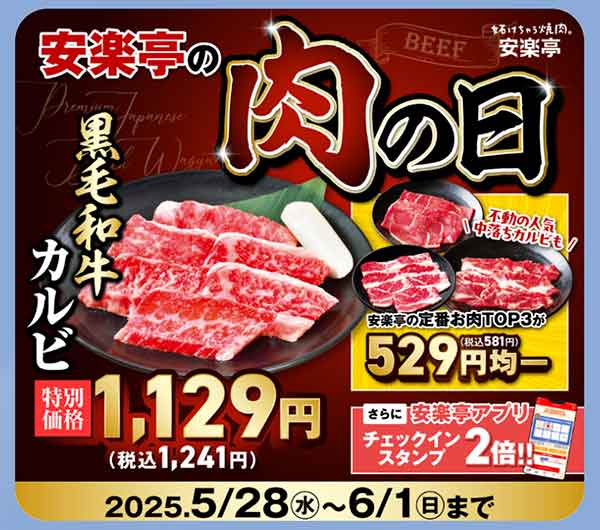 肉の日クーポン