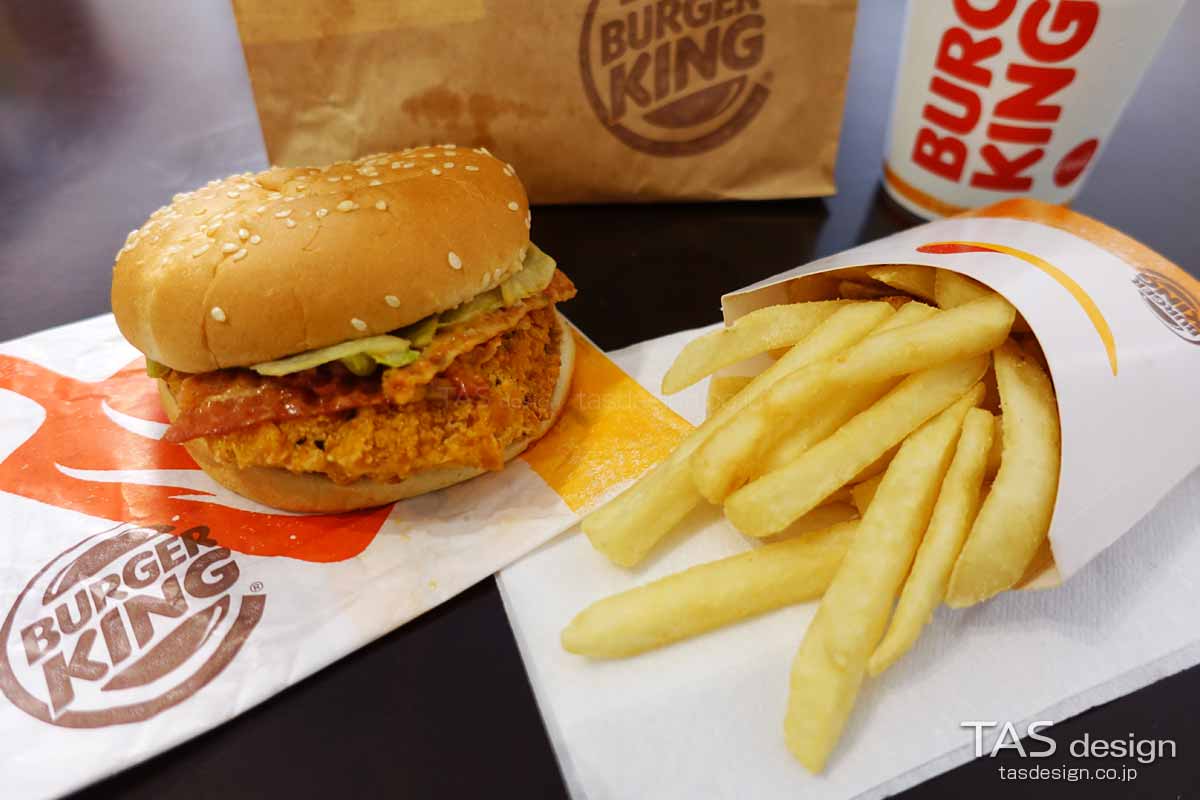 クリスピーチキンバーガー（現在は販売終了）