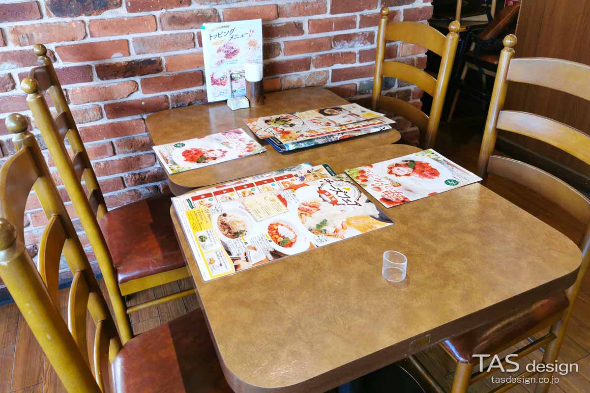 ジョリーパスタ 相模原店の店内