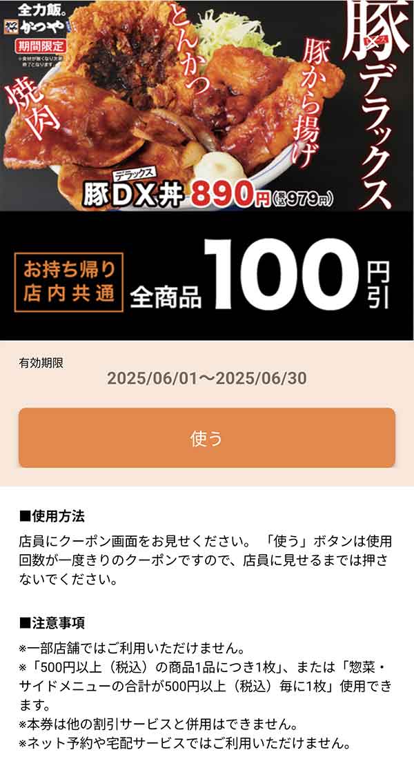全商品 100円引きクーポン