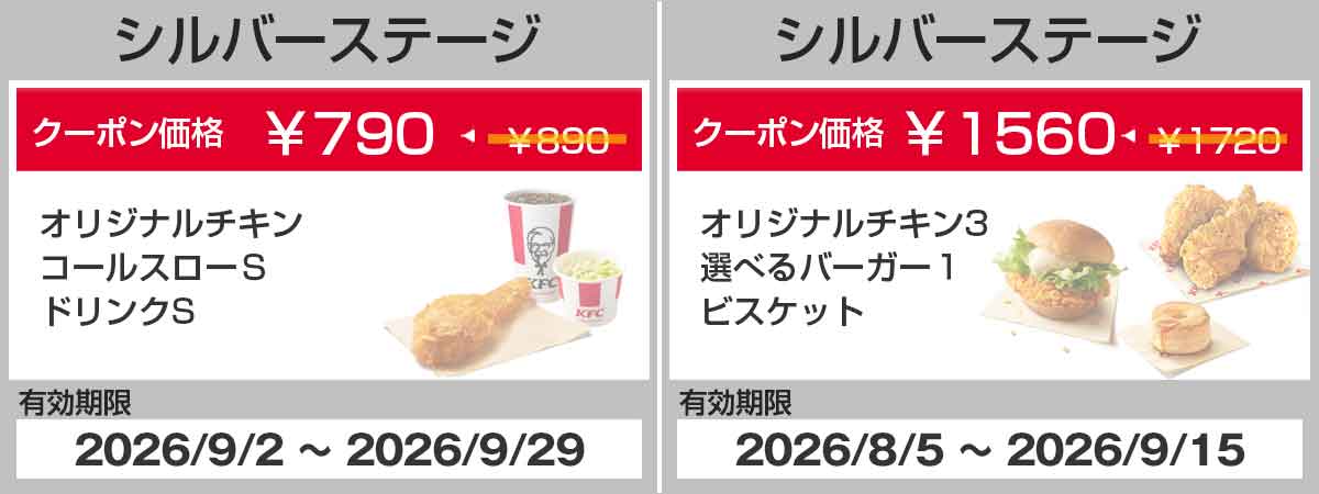 シルバーステージクーポン