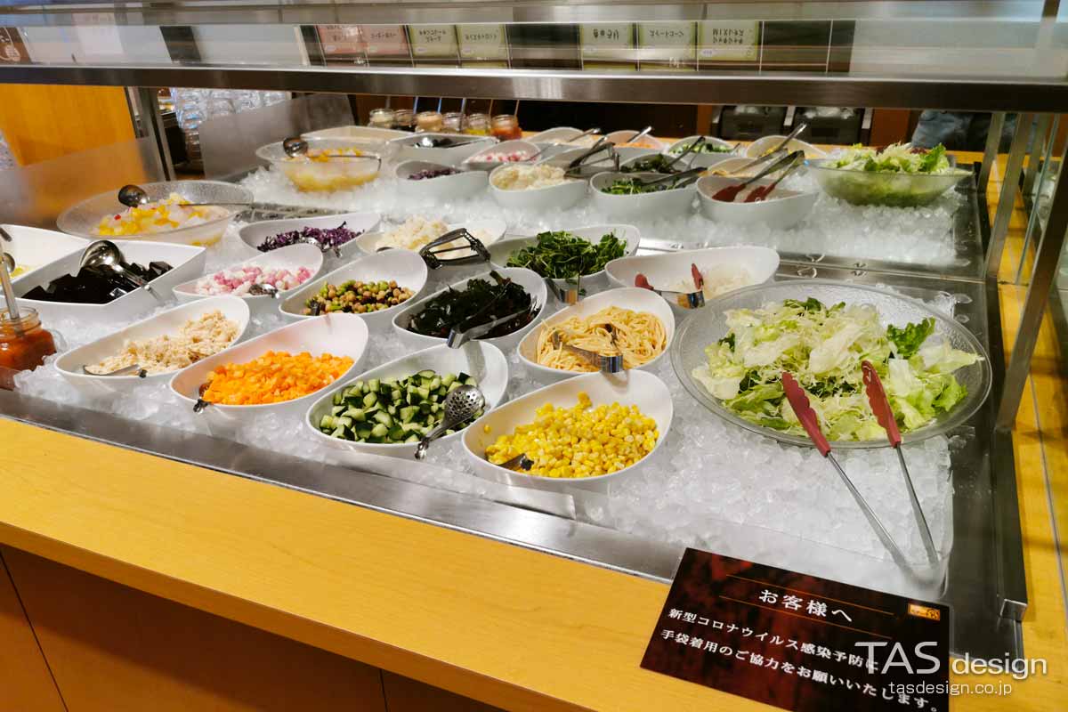 サラダバーコーナー