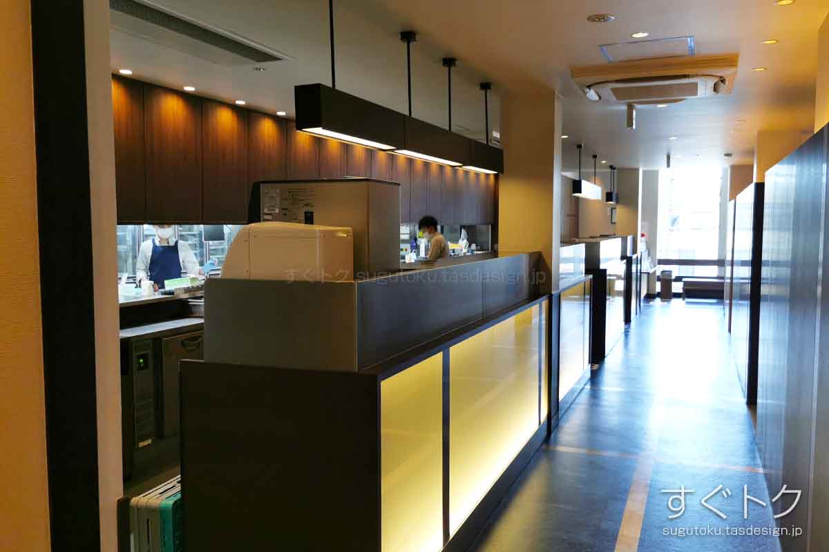 モダンな店内の様子