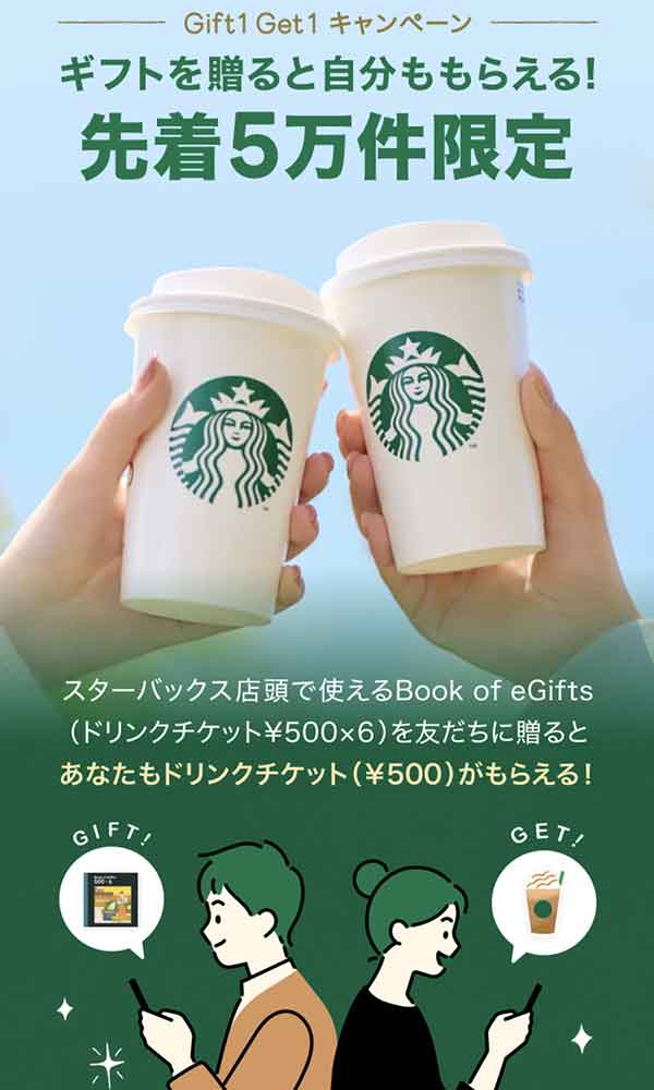 LINEギフトのキャンペーン