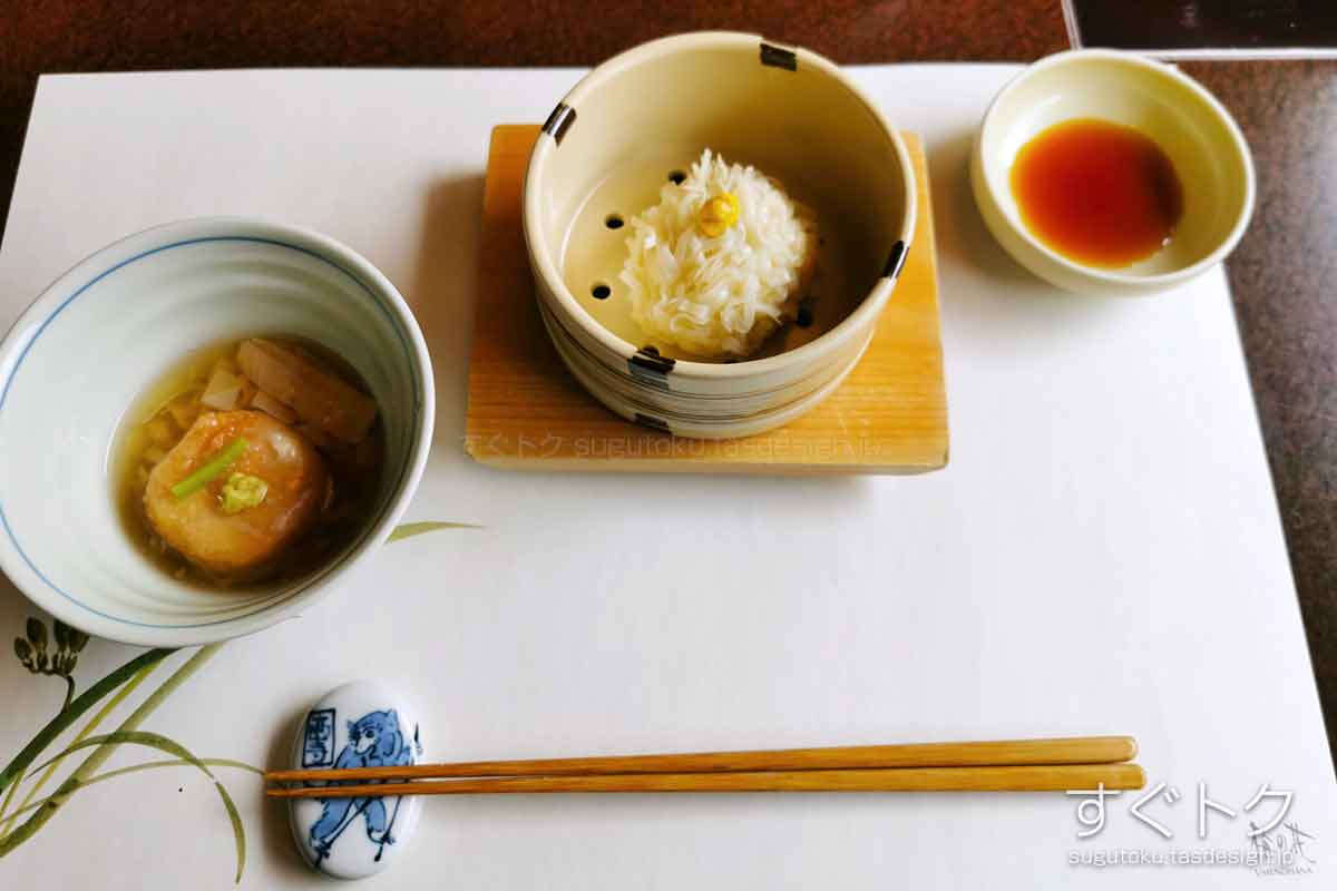 名物とうふしゅうまい(画面中央)